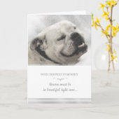 Sympathiekaart voor blinden - De hemel moet pracht Kaart (Gele Bloem)