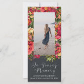 Sympathiekaart voor Bright Floral Photo Prayer Car (Voorkant)