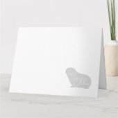 Sympathiekaart voor cavia's kaart (Achterkant)