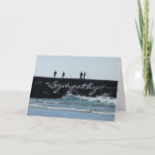 Sympathiekaart voor een vriend die van vissen houd kaart (Voorkant)