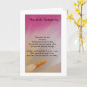 Sympathiekaart voor familie en vrienden kaart (Gele Bloem)