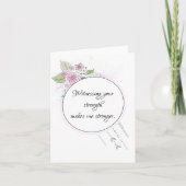 Sympathiekaart voor haar kaart (Voorkant)