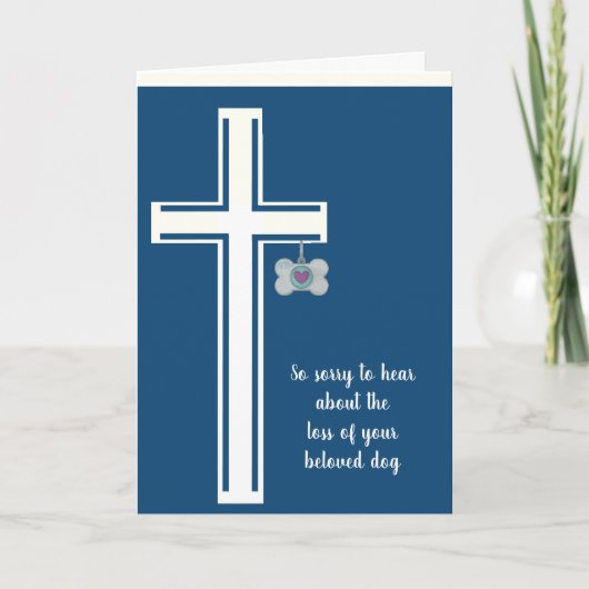 Sympathiekaart (voor hond) van dalDesignNZ Kaart (Voorkant)