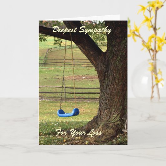 Sympathiekaart voor kinderen kaart (Gele Bloem)