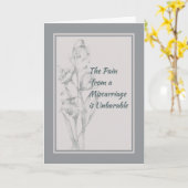 Sympathiekaart voor miskraam met bloemen kaart (Gele Bloem)