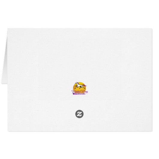 Sympathiekaart voor paarden uit Arabië voor paarde (Achterkant Horizontaal)