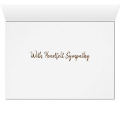 Sympathiekaart voor paarden uit Arabië voor paarde (Binenzijde Horizontaal (Onderkant))