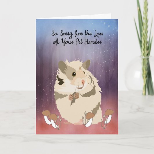 Sympathiekaart voor Pet Hamster Kaart (Voorkant)