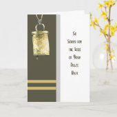 Sympathiekaart voor Pet Prize Bull Kaart (Gele Bloem)