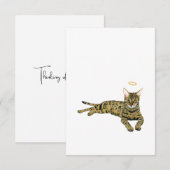 Sympathiekaart voor regenbooghonden bedankkaart (Voorkant / Achterkant)