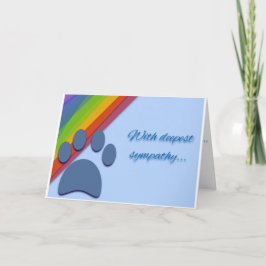 Sympathiekaart voor verlies hond kaart