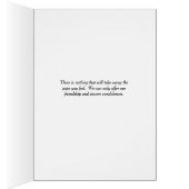 Sympathiekaart voor verlies van mum cranberry-vent (Binnen (Rechts))