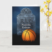 Sympathiekaart voor verlies van uw Basketbalteam Kaart (Gele Bloem)