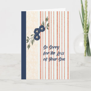 Sympathiekaart voor verlies van zoon kaart