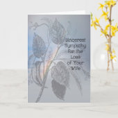 Sympathiekaart voor vrouw met gelaagde bladeren kaart (Gele Bloem)