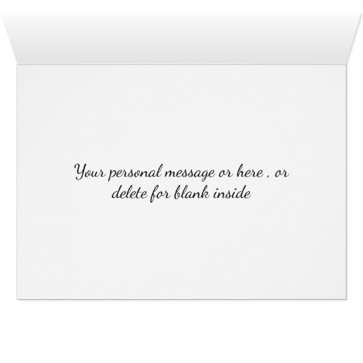 Sympathiekaart voor zwartwitlak - Dog Sympathie -  (Binenzijde Horizontaal (Onderkant))