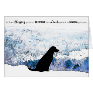 Sympathiekaart voor zwartwitlak - Dog Sympathie -