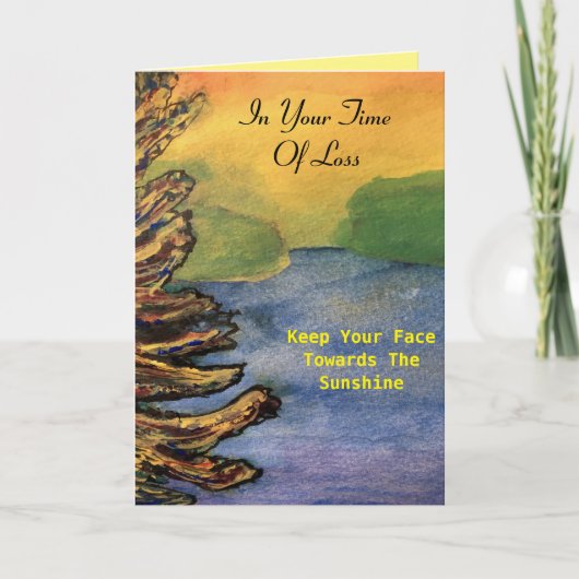 Sympathietijd van verlies van Sunshine Verse Lake Kaart (Voorkant)