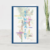 Sympathiewoorden Kaart (Voorkant)