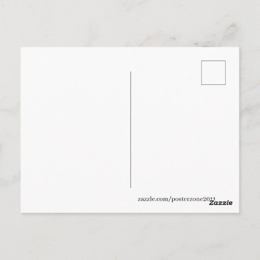 Sympathikaart Briefkaart (Achterkant)