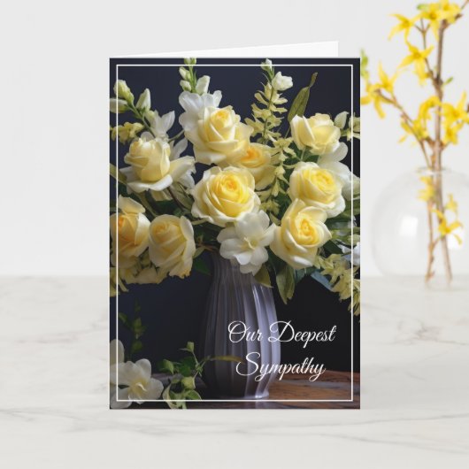 Sympathikaart Kaart (Gele Bloem)