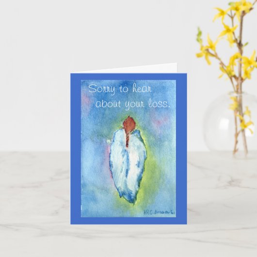 Sympathikaart Kaart (Gele Bloem)