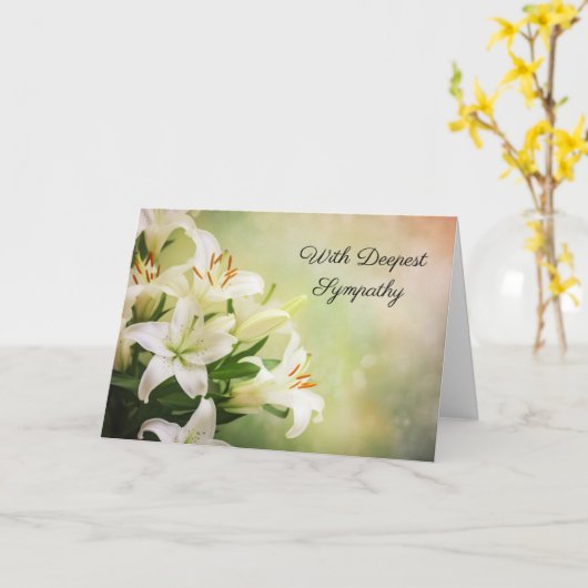 Sympathikaart Kaart (Gele Bloem)