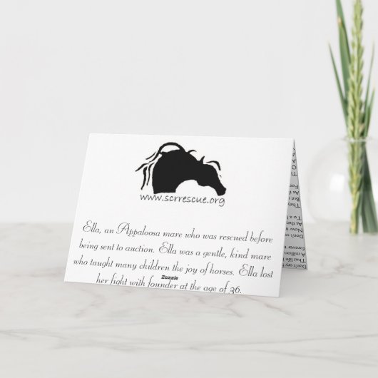 Sympathikaart Kaart (Achterkant)