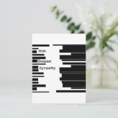 Sympathikaart Kaart (Staand voorkant)