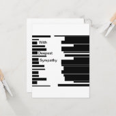 Sympathikaart Kaart (Voorkant / Achterkant in situ)