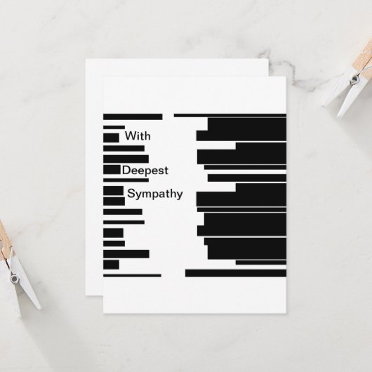 Sympathikaart Kaart (Voorkant / Achterkant in situ)