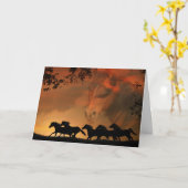 Sympathikaart voor paarden kaart (Gele Bloem)