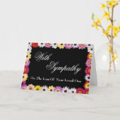 Sympathikaart voor verlies van één kaart (Gele Bloem)