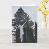 Sympathikaart "Winter Crucifix" Kaart (Gele Bloem)