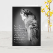 Sympathisatiekaart voor kattenverlies kaart (Gele Bloem)