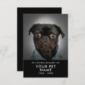 Sympathisatiekaarten voor gezelschapsdieren kaart (Voorkant / Achterkant)