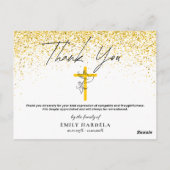 Sympathische begrafenis - Dankkaart - Cross and Do Briefkaart (Achterkant)