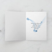 Sympathische vlinder in calla lily kaart (Binnen)