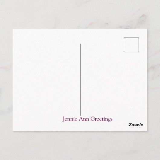 Sympathokaart Briefkaart (Achterkant)