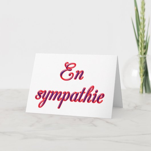 Sympathokaart Kaart (Voorkant)