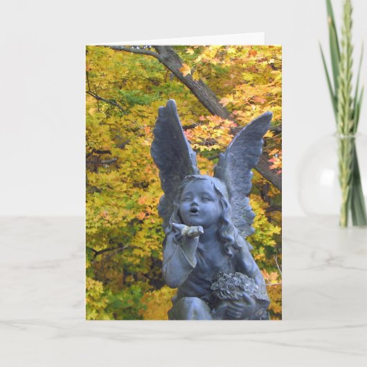 Sympathy Angel Kiss Kaart (Voorkant)