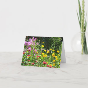 Sympathy bloementuin kaart