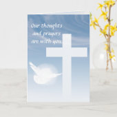 Sympathy Brides Kaart (Gele Bloem)