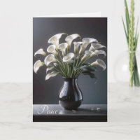 Sympathy Calla Lily Bouquet