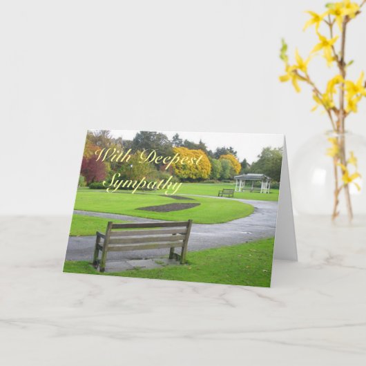 Sympathy Card aanpassen Kaart (Gele Bloem)