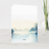 Sympathy Card "all that stays is gratitude & love" Kaart (Achterkant)