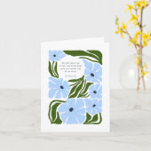 Sympathy Card Condoleance Bijbelvers Kaart (Gele Bloem)