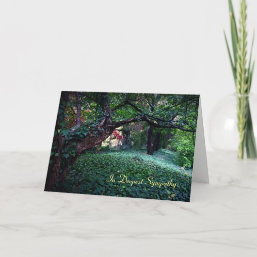 Sympathy Card - Deep Peace Gaelic Blessing Kaart (Voorkant)