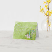 Sympathy Card - Denken aan jou Kaart (Gele Bloem)