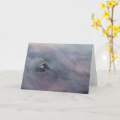 Sympathy card dog kaart (Gele Bloem)